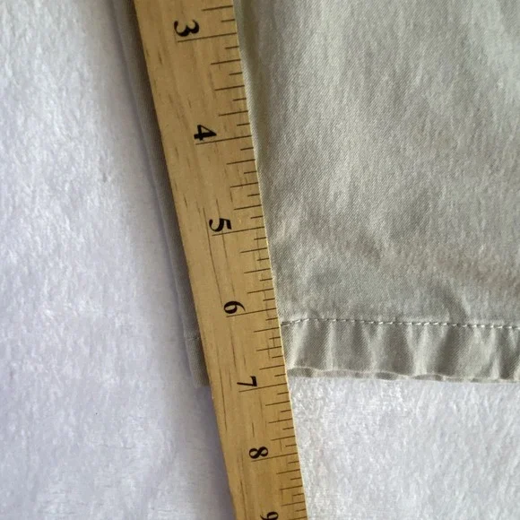 Mugsy Teddy Shorts Men's Sz 35 Light Gray Chino Everyday Cotton Blend - Picture 6 of 10